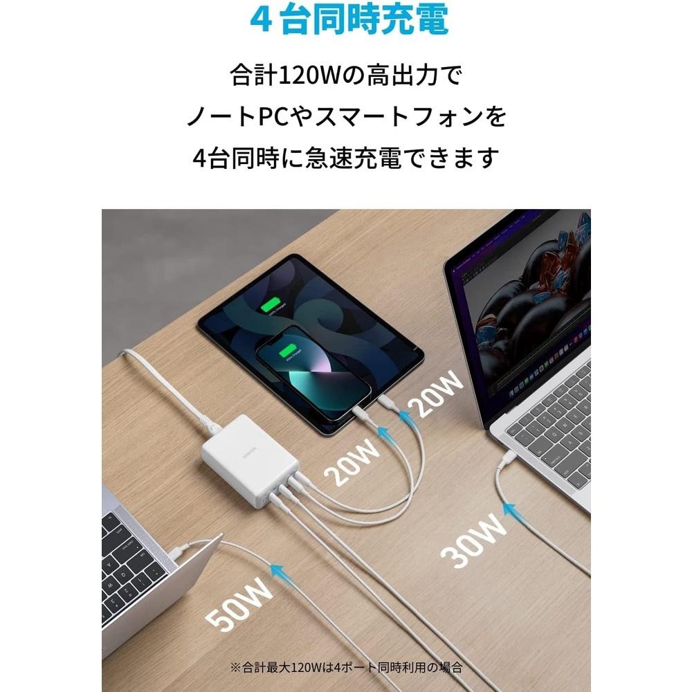 [現貨]Anker 547 Charger 120W PowerPort atom PD 4 100W  充電器-細節圖9