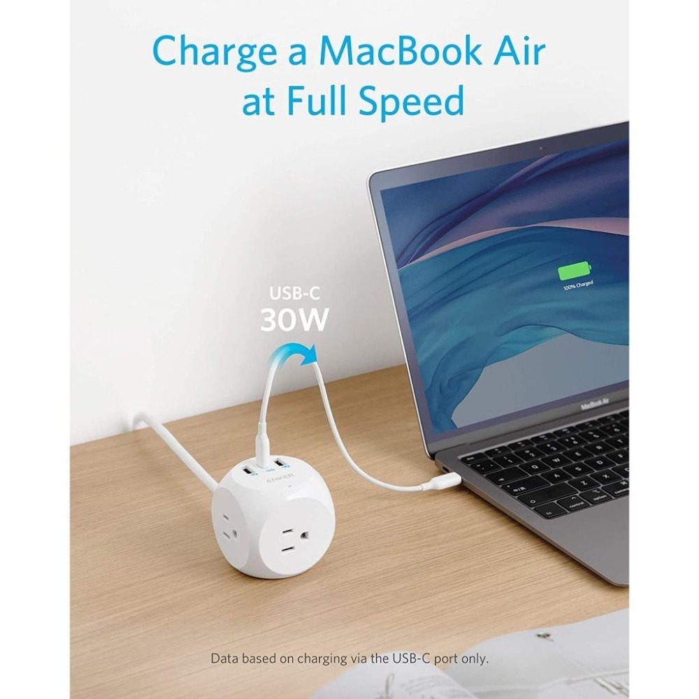 [現貨]Anker PowerExtend USB-C 3 延長線 USB-C充電器 321 Power Strip-細節圖3