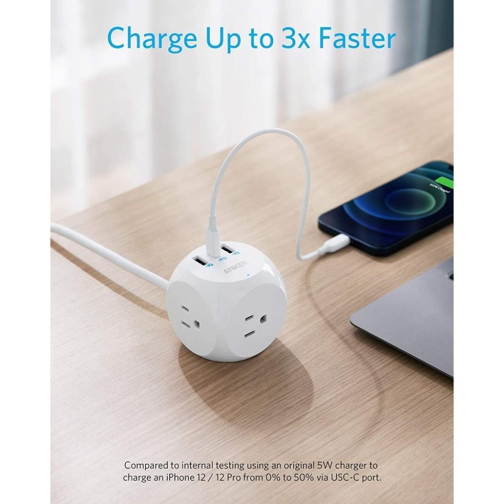 [現貨]Anker PowerExtend USB-C 3 延長線 USB-C充電器 321 Power Strip-細節圖4