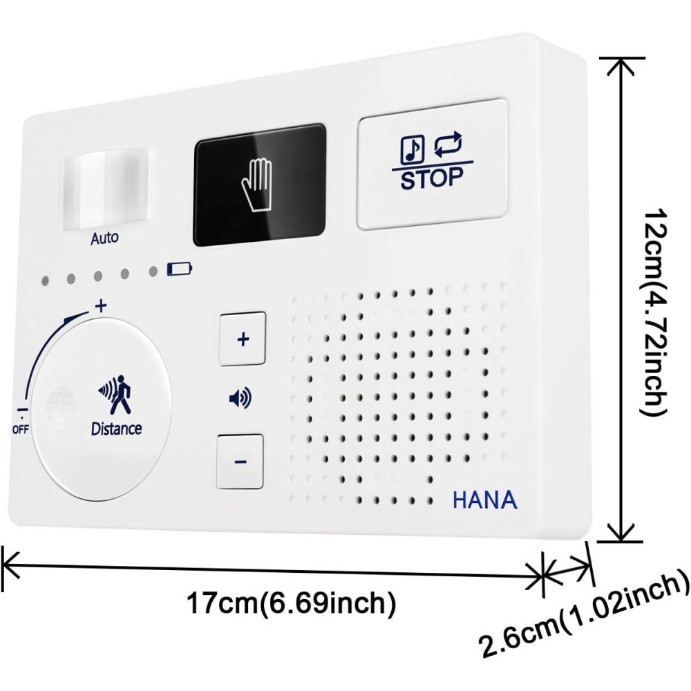 [現貨]日本原裝 音姬 廁所消音器 手動 人體感應  壁上型 IPX4防水 支援 AC110V-220V 電池-細節圖2