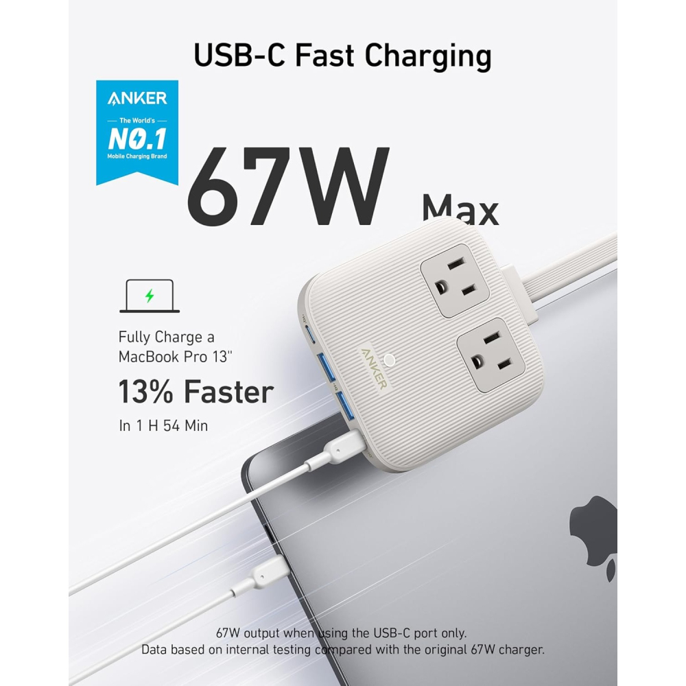 [現貨]Anker Nano Charging Station 67W USB C 充電器 延長線-細節圖4