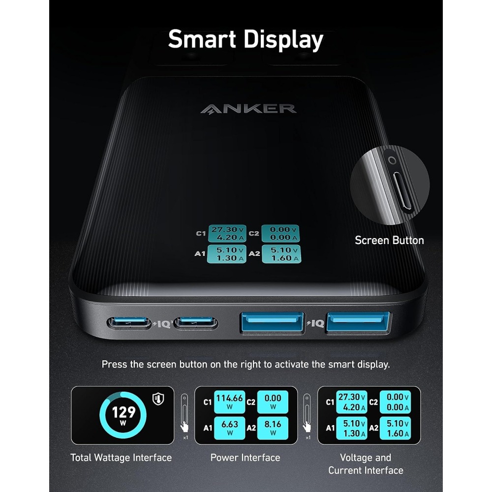 [現貨]Anker Prime 6-in-1 USB C Charging Station 140W輸出 充電延長線-細節圖5