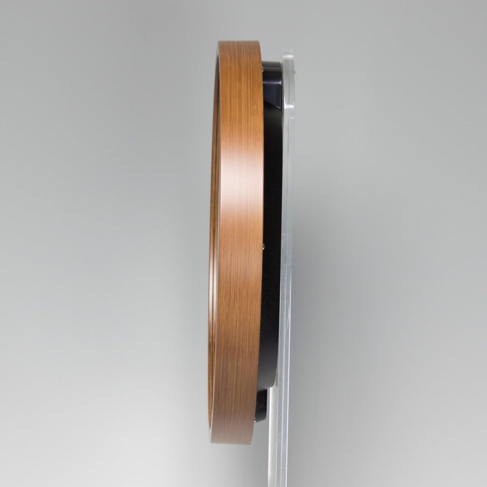 [現貨] SEIKO 精工電波掛鐘 自動對時 秒針停止功能明暗感應 電波鐘 仿木紋 象牙色 棕色 30公分-細節圖4