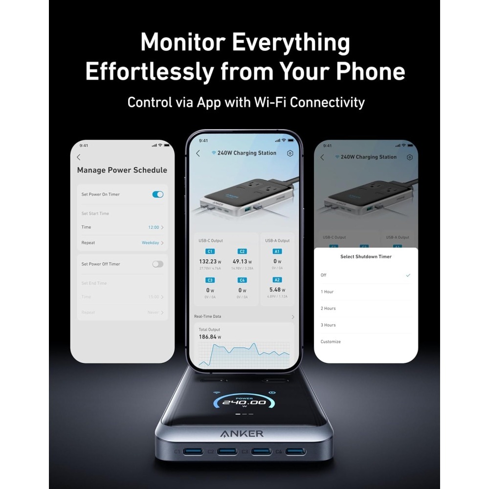 [現貨]Anker Prime 8-in-1 USB C Charging Station 240W輸出 充電延長線-細節圖4