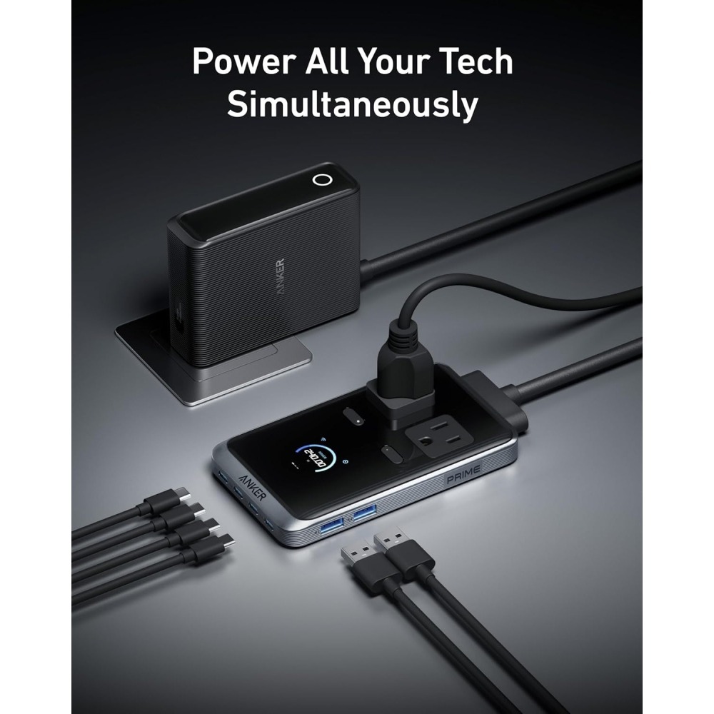 [現貨]Anker Prime 8-in-1 USB C Charging Station 240W輸出 充電延長線-細節圖6