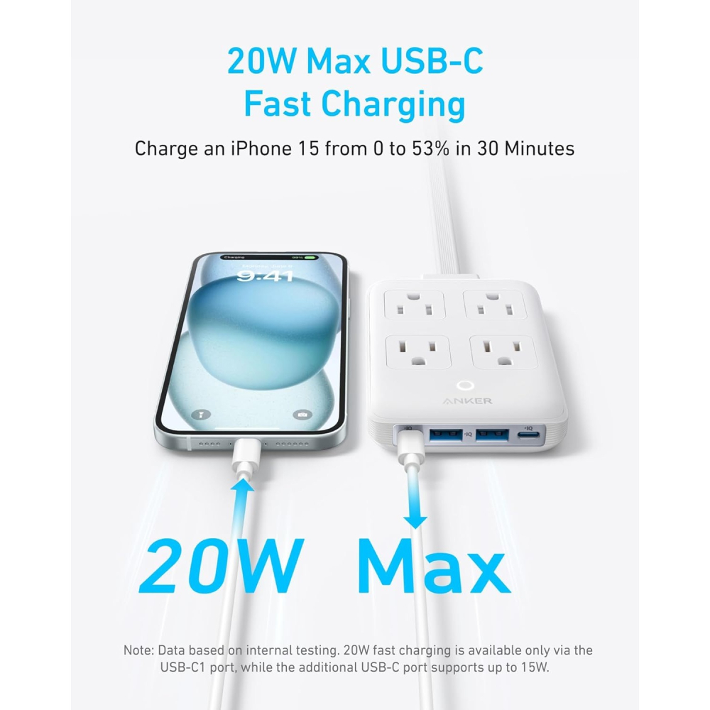 [現貨]Anker Charging Station 20W Max 8-in-1 USB C 延長線 充電器-細節圖4