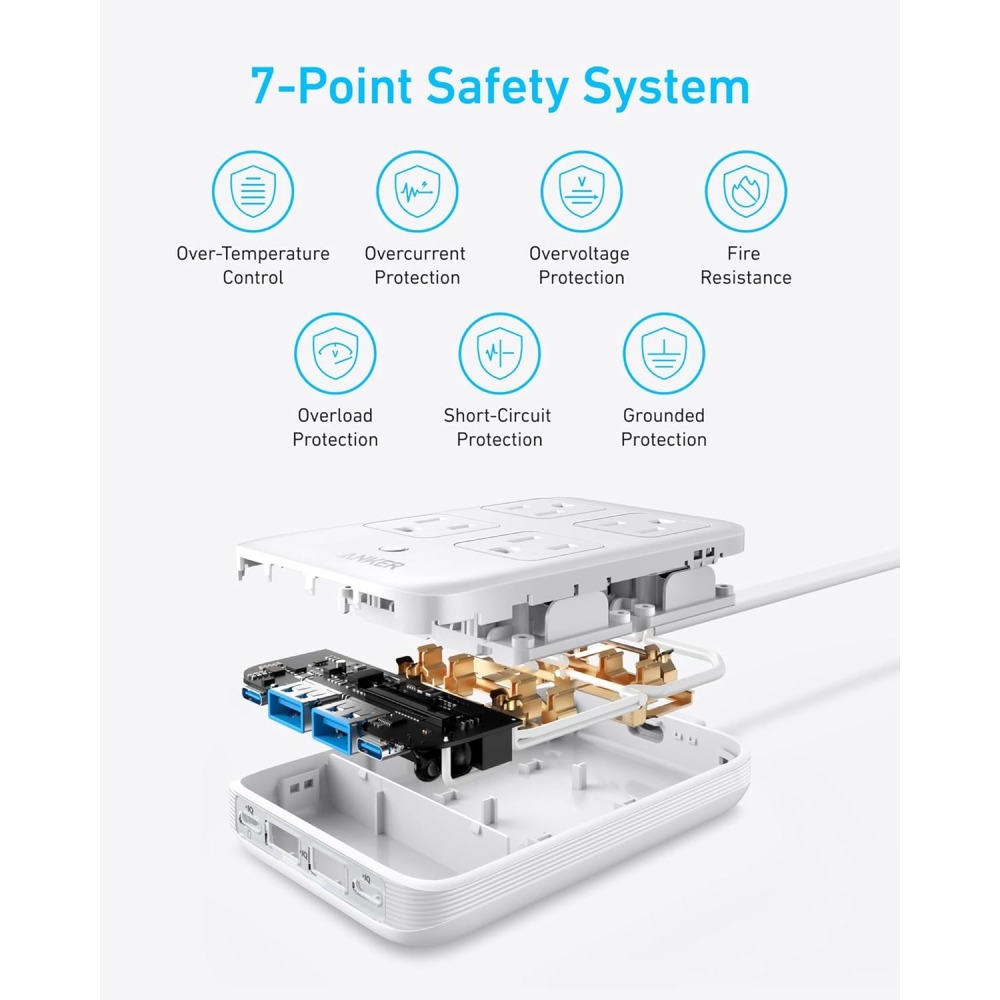 [現貨]Anker Charging Station 20W Max 8-in-1 USB C 延長線 充電器-細節圖3