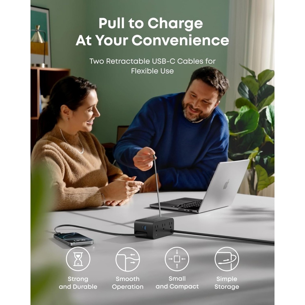 [現貨]Anker Nano Charging Station 100W 7 in 1USB C 延長線 充電器-細節圖5