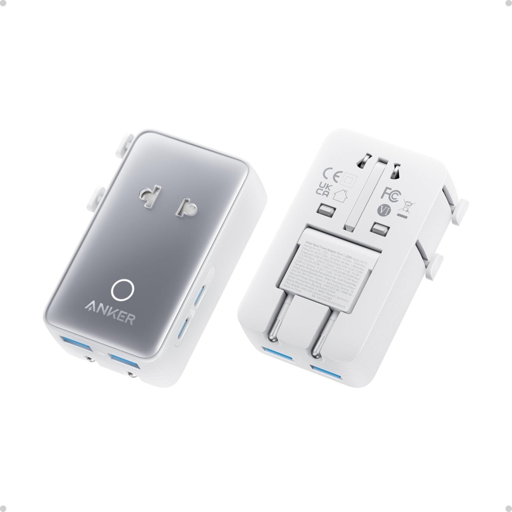 [現貨]Anker Nano Travel Adapter 旅行用充電器 適用各國插頭 多功能旅行充電器-規格圖7