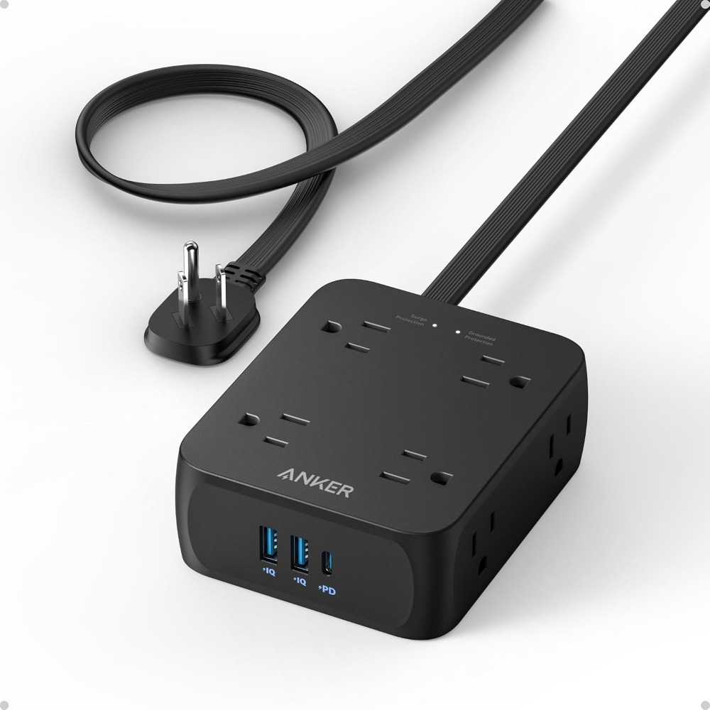 [現貨]Anker Power Strip 延長線 PD快充 USB充電器 20W輸出 突波保護 8AC 1.5米-規格圖8