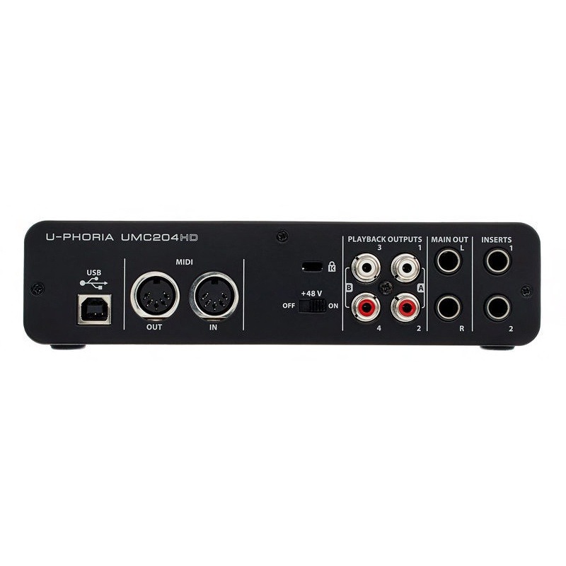 「THINK2」德國 Behringer UMC204HD 錄音介面 百靈達 耳朵牌 U-Phoria-細節圖2