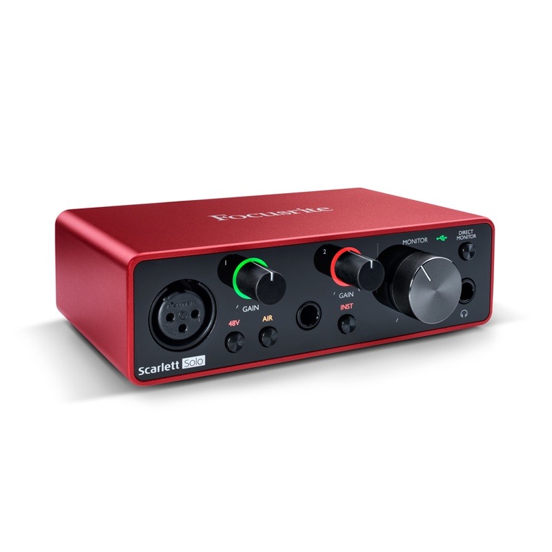 「THINK2」第三代 Focusrite Scarlett Solo 3rd Gen 錄音介面-細節圖5