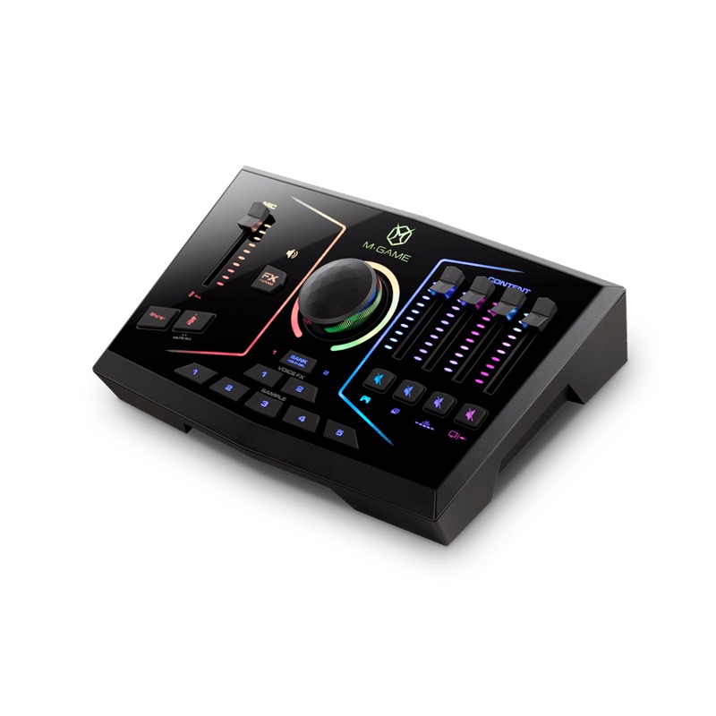 「THINK2」M-Audio 公司貨 M-Game RGB Dual 遊戲直播 混音器 錄音介面-細節圖2
