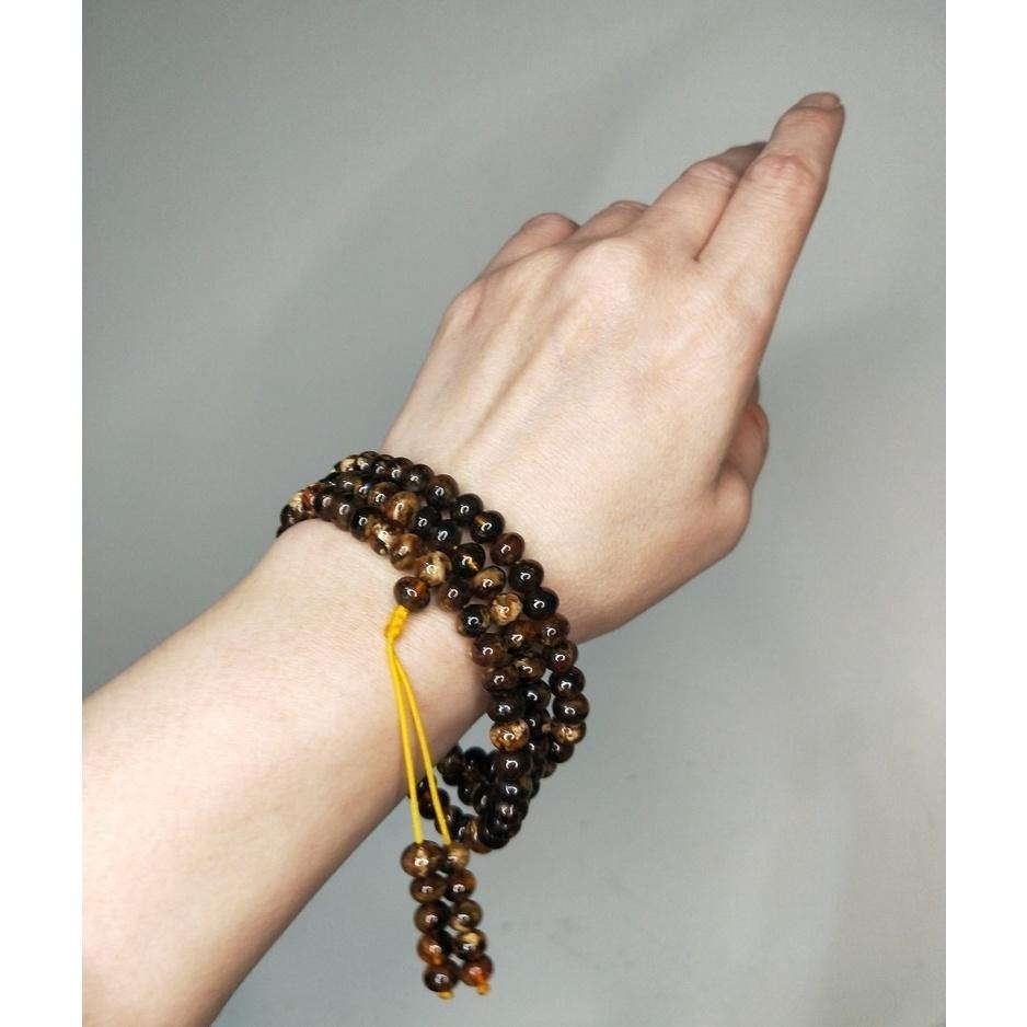 (現貨) 附台證 天然西露天撫順琥珀 撫順花珀項鍊 撫順琥珀 非二代 非塑料 非壓制-細節圖3