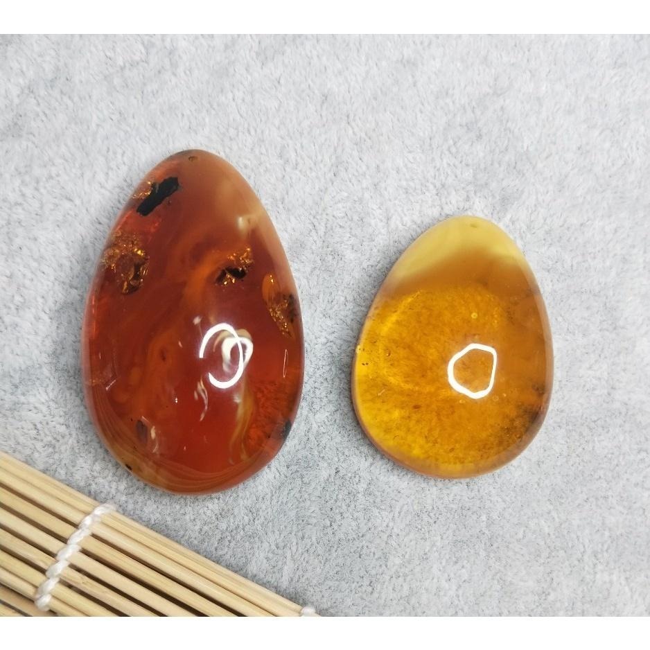 (現貨) 附台證 天然波羅的海琥珀蜜蠟紅蠟吊墜 收藏級深礦料紅蠟大吊墜 非二代 非塑料 非壓制-細節圖8