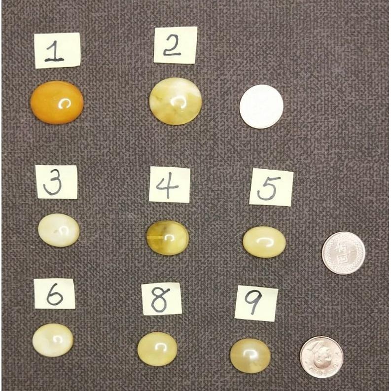(現貨) 天然波羅的海琥珀密蠟蛋面通孔珠  蛋面DIY 非二代 非塑料 非壓制-細節圖9
