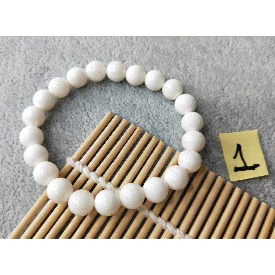 (現貨) 天然硨磲硃砂貔貅手串 硨磲硃砂貔貅手珠 辟邪招財-細節圖3