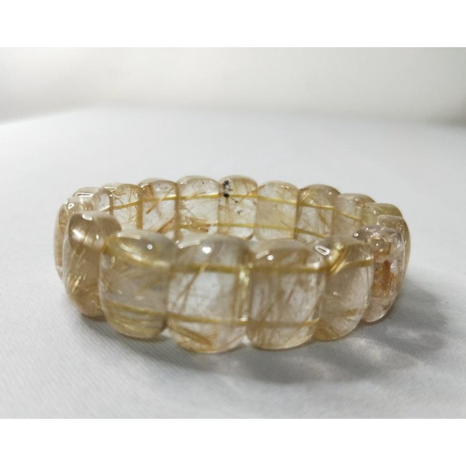 (現貨) 天然鈦晶手排 透料鈦晶手珠 鈦晶手串 水晶-細節圖2