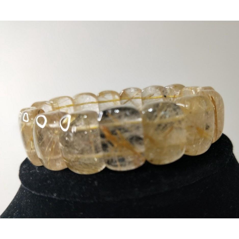 (現貨) 天然鈦晶手排 透料鈦晶手珠 鈦晶手串 水晶-細節圖9