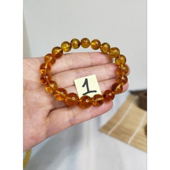 (現貨) 天然波羅的海琥珀 意境珀手珠 植物珀手珠 非二代 非塑膠 非壓制-細節圖3