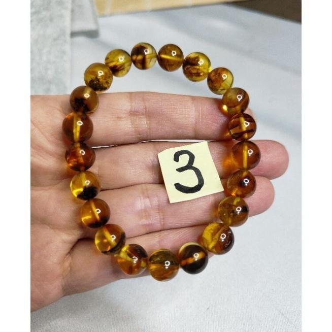 (現貨) 天然波羅的海琥珀 意境珀手珠 植物珀手珠 非二代 非塑膠 非壓制-細節圖8
