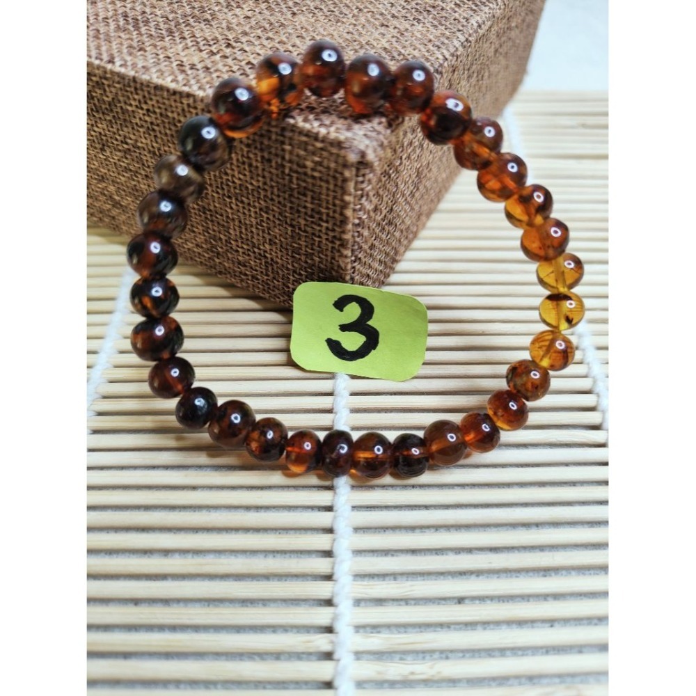 (現貨) 天然西露天撫順琥珀-7+血翳珀手珠 非二代 非塑料 非壓制-細節圖11