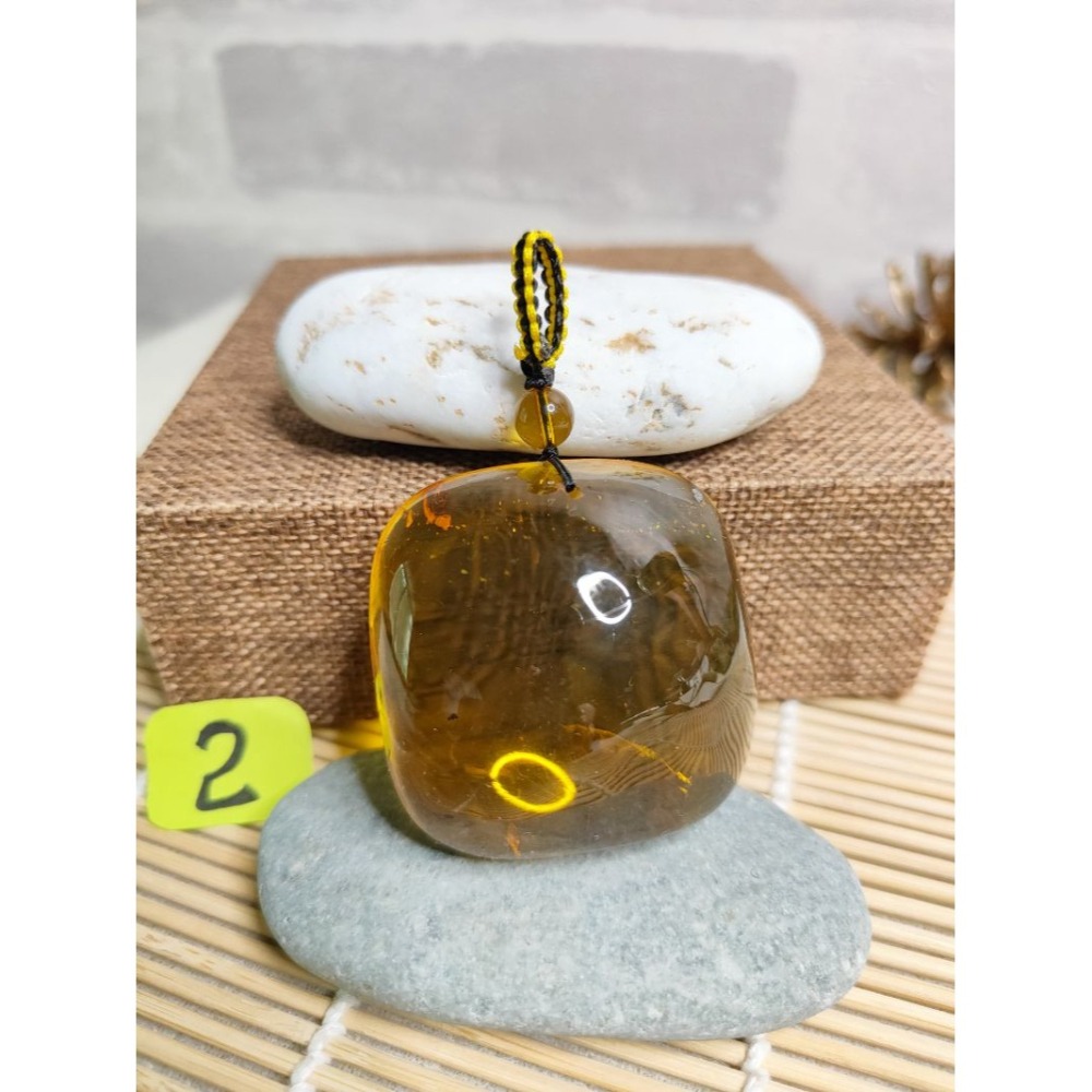 (現貨) 天然墨西哥高紅藍蟲珀吊墜 墨西哥高紅藍珀大吊墜 非二代 非塑料 非壓制-細節圖6