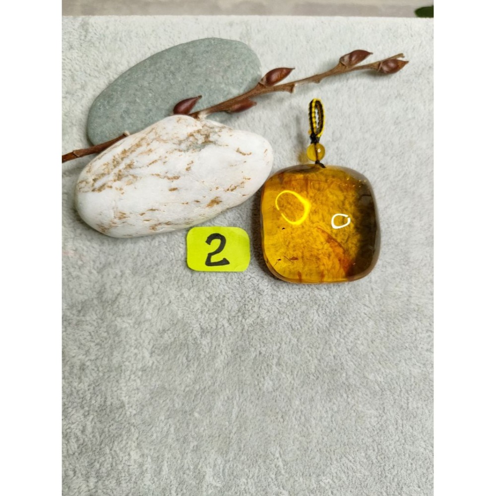 (現貨) 天然墨西哥高紅藍蟲珀吊墜 墨西哥高紅藍珀大吊墜 非二代 非塑料 非壓制-細節圖9