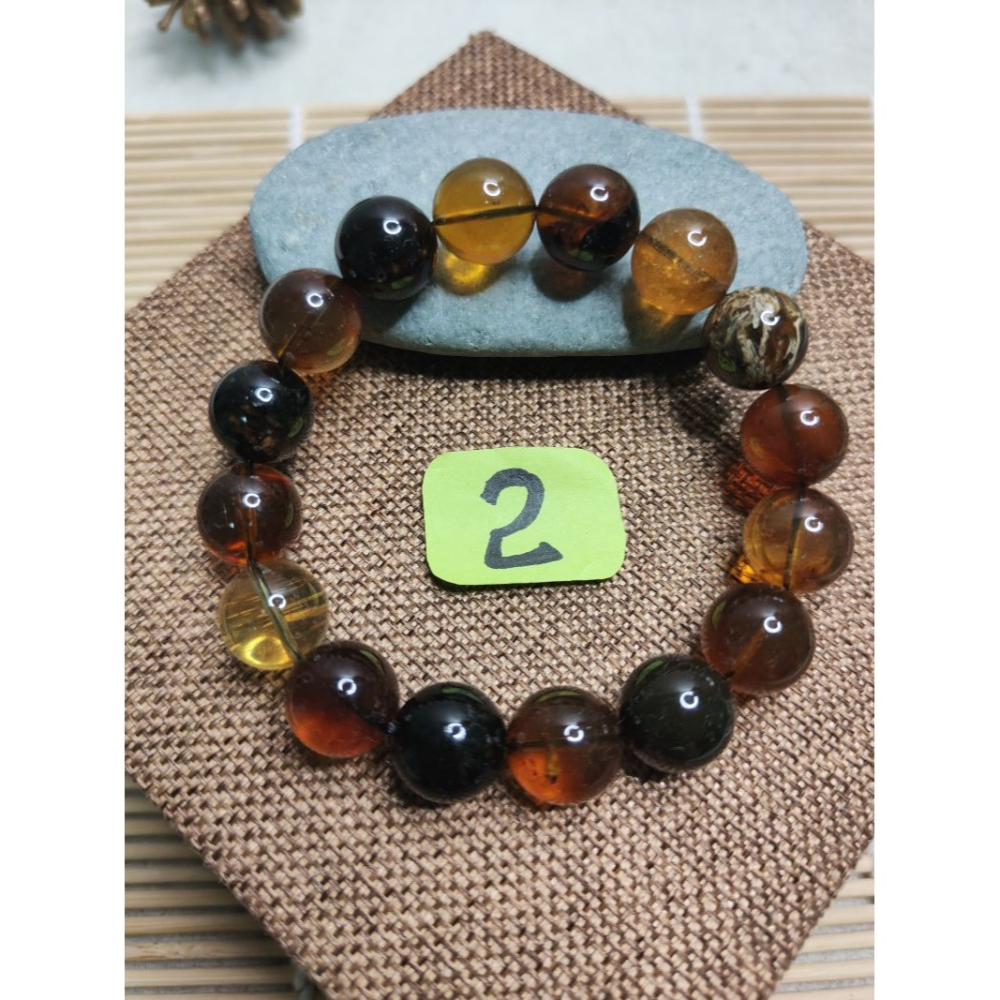 (現貨) 天然緬甸琥珀 12+mm緬甸根珀手珠-緬甸多寶手串 非二代 非塑料 非壓制-細節圖5