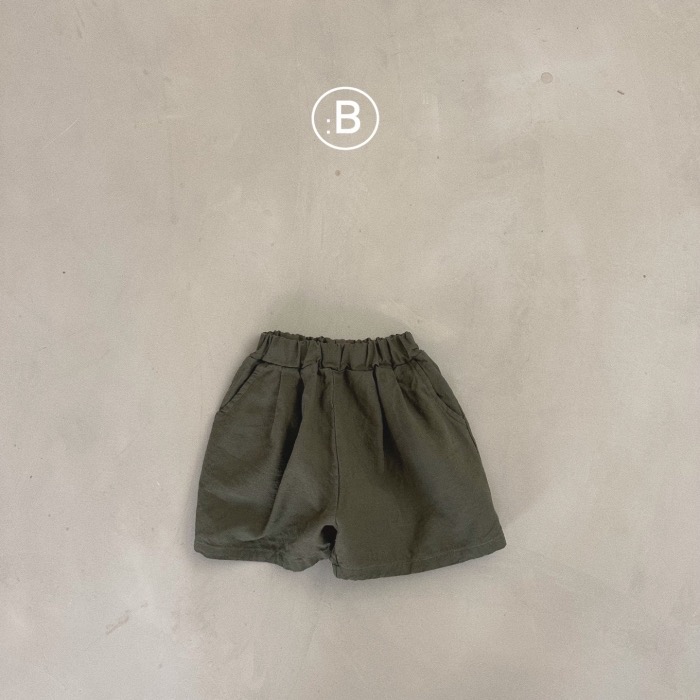 ｜現貨｜🇰🇷韓國Bella bambina 鬆緊短褲-墨綠XS-細節圖2