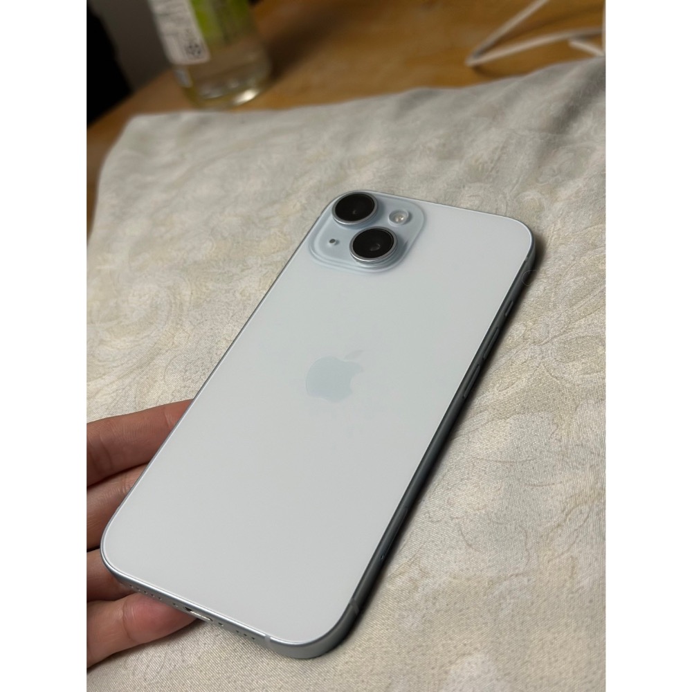 蘋果手機iPhone 15 水藍色 極新保證無傷 256g 完整盒裝 保固至2025/1/11-細節圖7