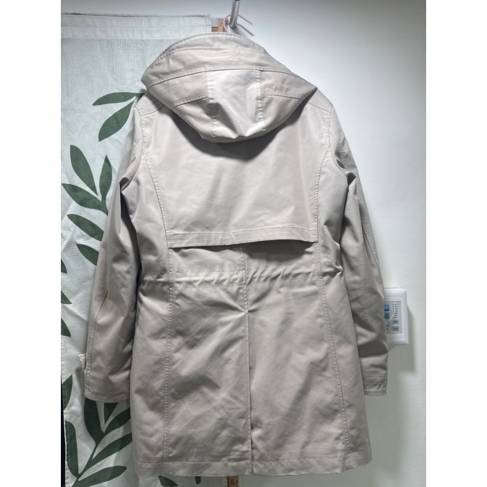 GAUDI HOMME 高第英倫紳士風衣連帽外套 s 號 含品牌衣架/極新/百貨專櫃-細節圖3