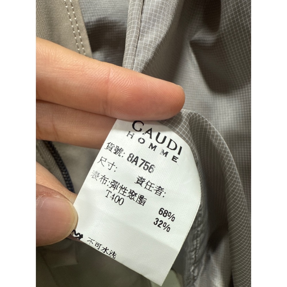 GAUDI HOMME 高第英倫紳士風衣連帽外套 s 號 含品牌衣架/極新/百貨專櫃-細節圖6