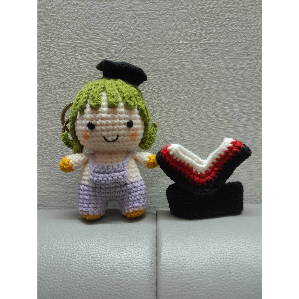 畢業季！🎓送禮首選-純手工製作/針織吊飾/娃娃/一對可愛的畢業生娃娃/唯一限定-細節圖5