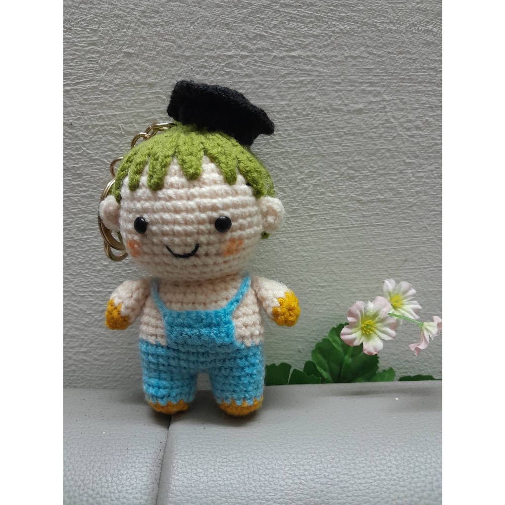 畢業季！🎓送禮首選-純手工製作/針織吊飾/娃娃/一對可愛的畢業生娃娃/唯一限定-細節圖7