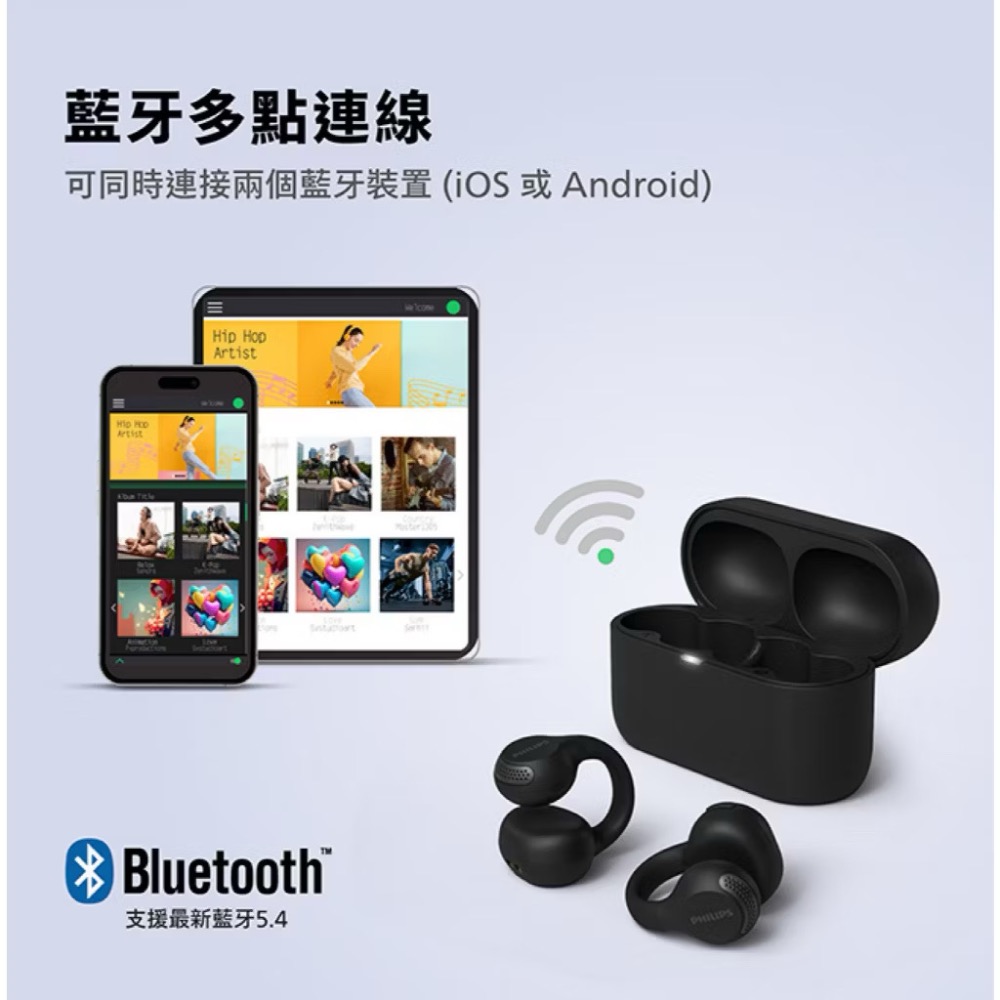 全新philips真無線TAQ 2000 series 耳掛式藍牙高續航智能降噪耳機-細節圖8