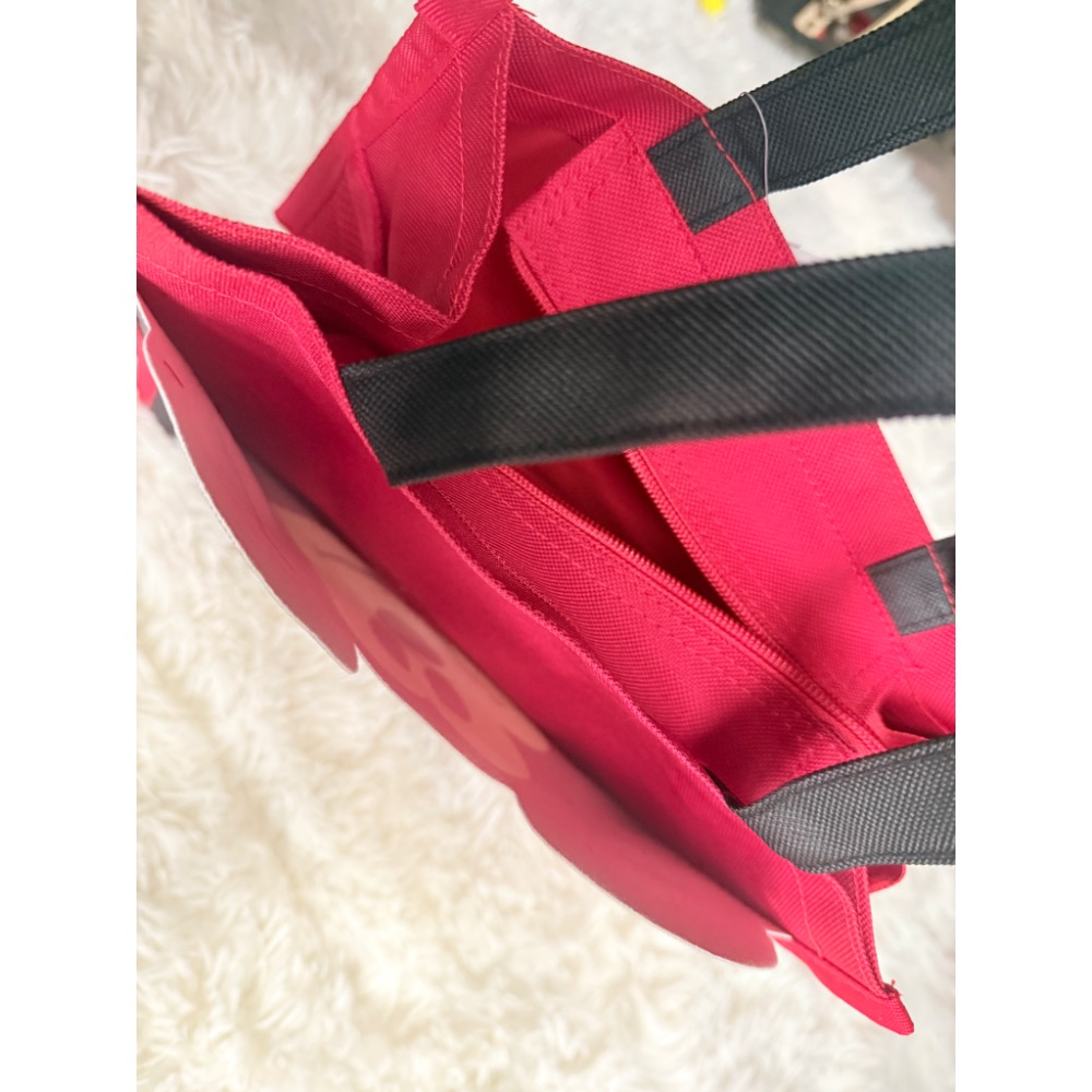 Disney 米奇micky mouse帆布厚底拉鏈萬用包-細節圖2