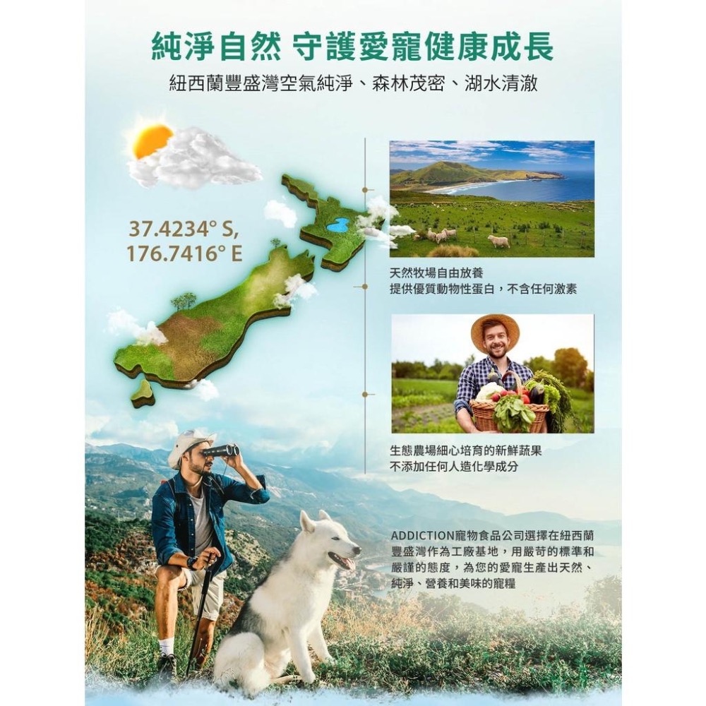 <六叔>ADD自然癮食 犬用 紐西蘭無榖 好吸收 低過敏 鮭魚 鹿肉 袋鼠 羊肉 1.8 9 15公斤-細節圖4