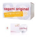 Sagami 相模元祖 超薄潤滑保險套 002衛生套安全套加大L 3入 12入 36入裝0.02 001 0.01 D1-規格圖6