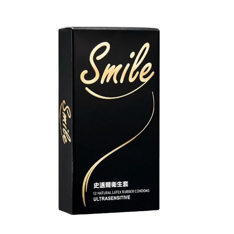 Smile史邁爾 3in1型衛生套保險套12入 (顆粒、環狀螺紋、超薄 003 0.03)-細節圖3