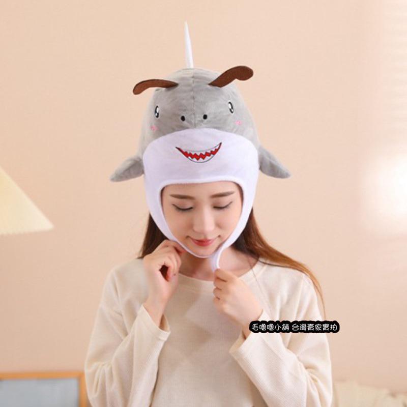 台灣現貨❤️抖音小紅書鯊Bee頭套帽子 鯊魚 蜜蜂帽子頭套-細節圖8