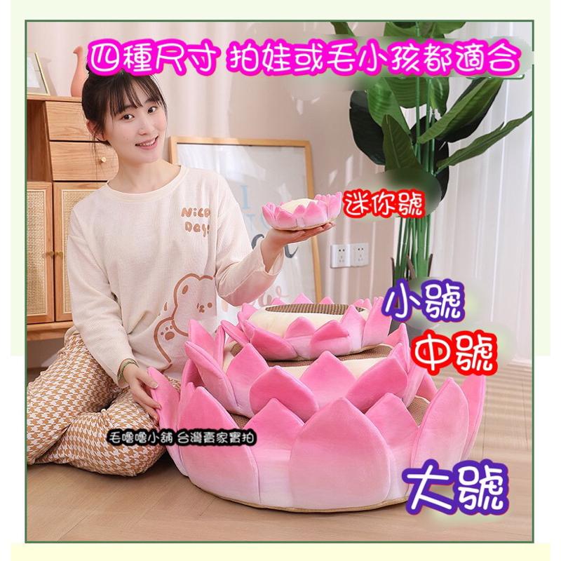 台灣現貨❤️小紅書抖音正版雙面涼感好運蓮蓮 心平氣荷 蓮花坐墊 荷花坐墊 打坐墊 蒲團 靠墊 貓窩 狗窩 涼蓆拍娃道具-細節圖3