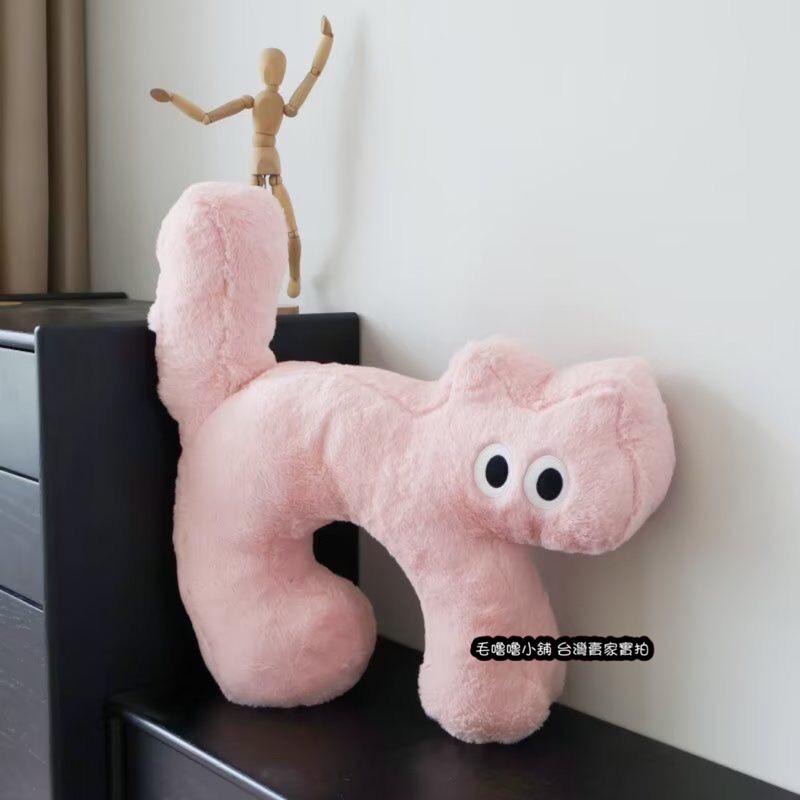 台灣現貨❤️小紅書同款黑貓咪抱枕 黑貓站姿抱枕 靠墊 車用腰靠 腰枕-細節圖4