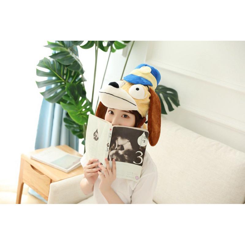 台灣現貨❤️朴樹 少年感同款狗頭帽子 大眼狗 大耳狗頭套-細節圖5