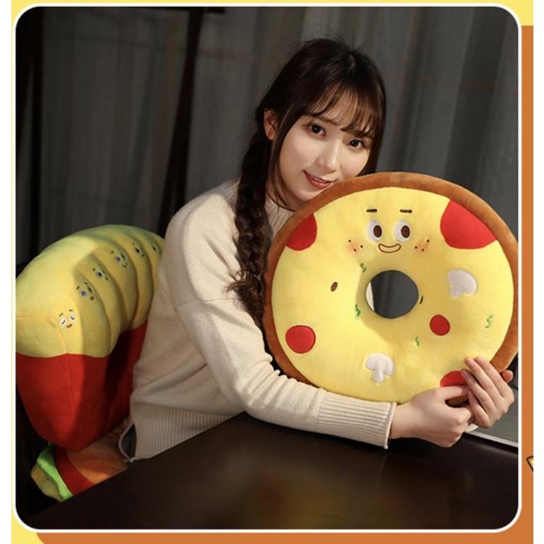 台灣現貨❤️食物造型甜甜圈坐墊 美臀墊 蒲團 中空坐墊 帶洞午睡枕-細節圖5
