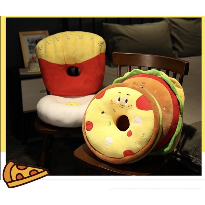 台灣現貨❤️食物造型甜甜圈坐墊 美臀墊 蒲團 中空坐墊 帶洞午睡枕-細節圖8