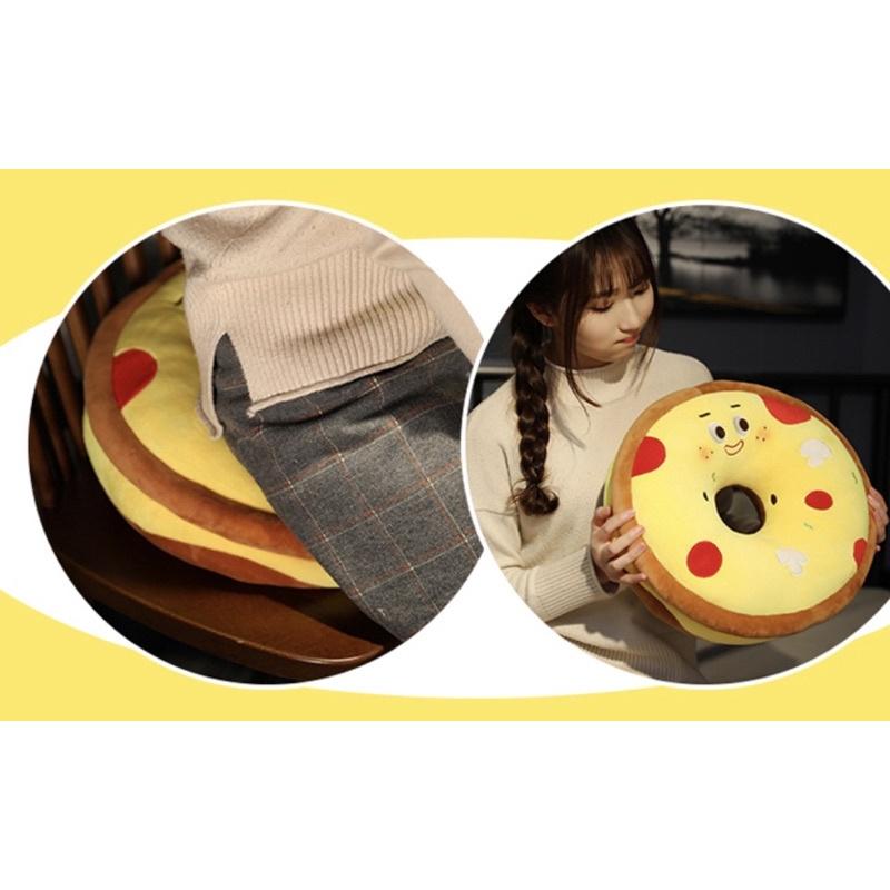 台灣現貨❤️食物造型甜甜圈坐墊 美臀墊 蒲團 中空坐墊 帶洞午睡枕-細節圖9