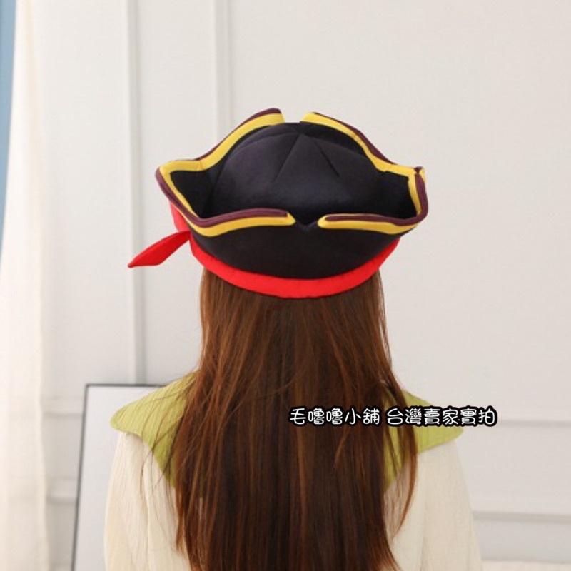 台灣現貨❤️海盜帽子 虎克船長帽子 萬聖節服裝 表演服裝 拍照道具-細節圖4