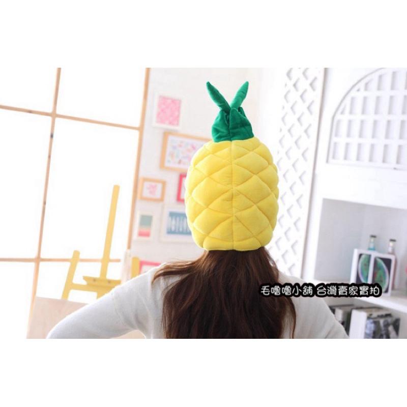 台灣現貨❤️鳳梨頭套 旺來頭套 菠蘿頭套 表演服裝道具直播活動王頭套-細節圖3