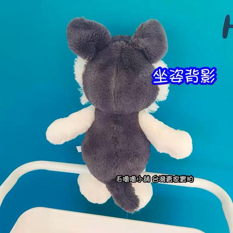 台灣現貨❤️仿真哈士奇娃娃抱枕 雪橇犬-細節圖6